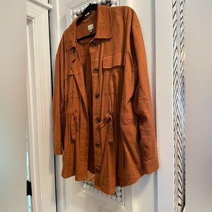 Jacket - fall color burnt sienna